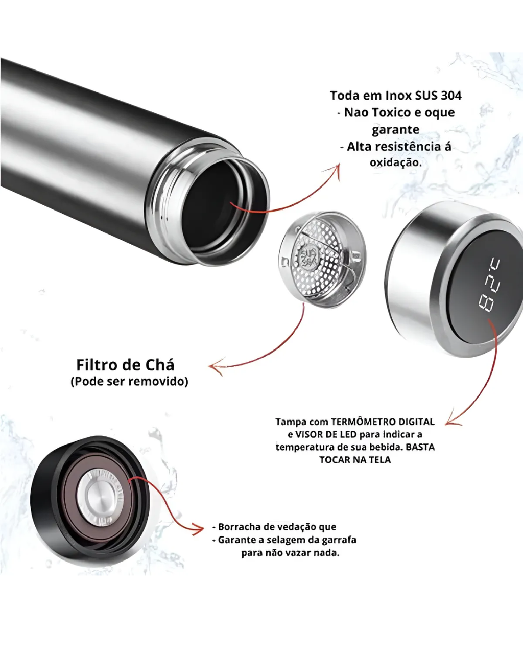 TERMO DIGITAL 500ML